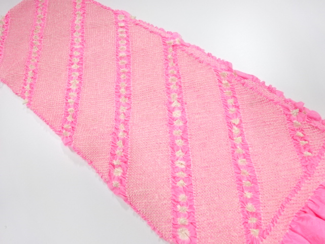 JAPANESE OBIAGE FOR FURISODE / SHIBORI / SILK